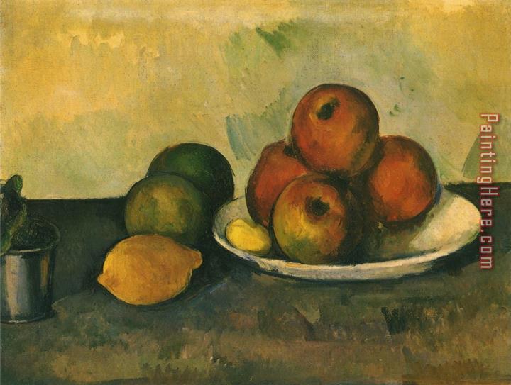 Paul Cezanne Study of Apples Lemon 1890